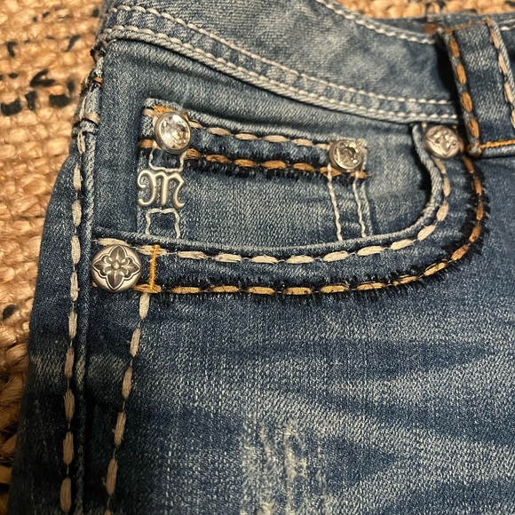 Miss me cuffed skinny jeans women's size 30 - Picture 3 of 5